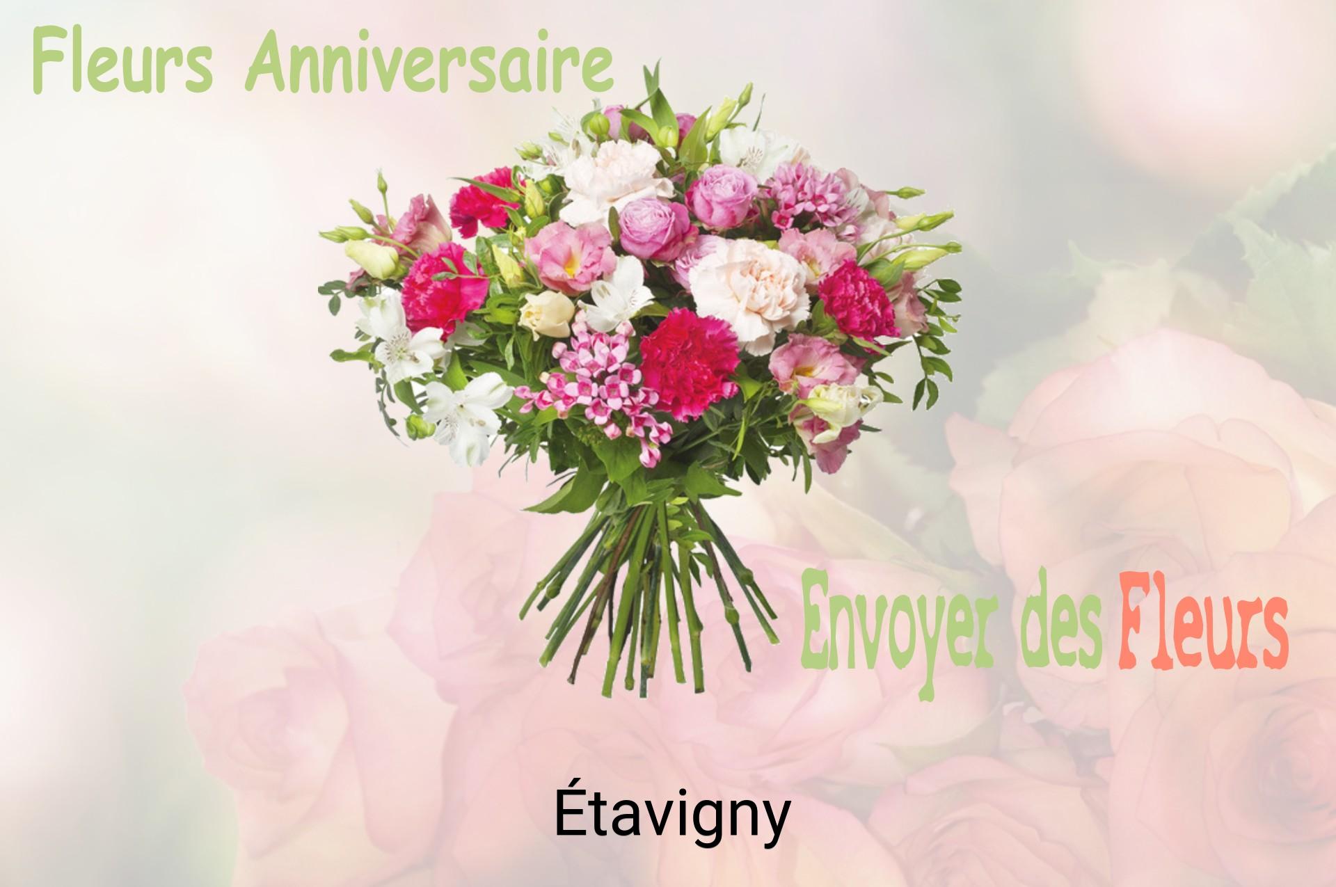 Bouquet de fleurs d’anniversaire livré à Étavigny